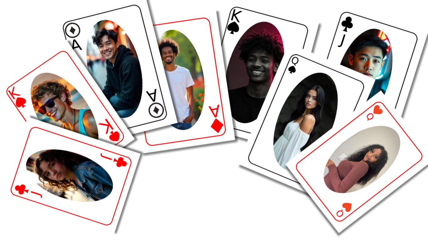Unique Custom Playing Card Magnets