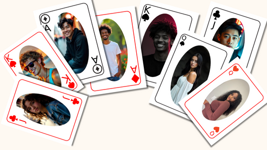 Unique Custom Playing Card Magnets